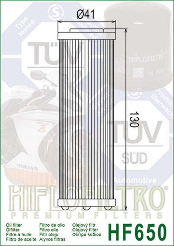 Hiflo HF650 oliefilter BI-1000546 1