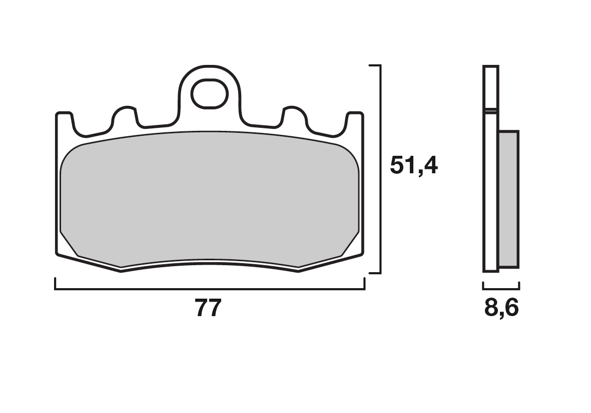 Brembo remblokken