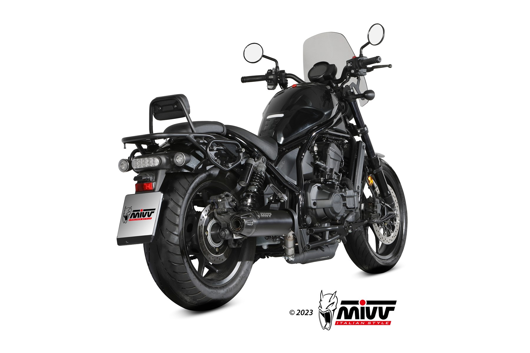 MIVV HR-1 Slip On uitlaat Honda CMX1100 Rebel / T (2021-) BI-1125802001 2