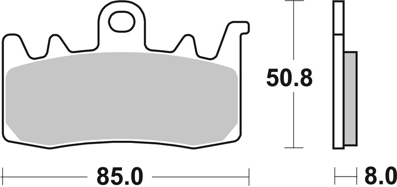 Brembo remblokken SE07BB38SA 2
