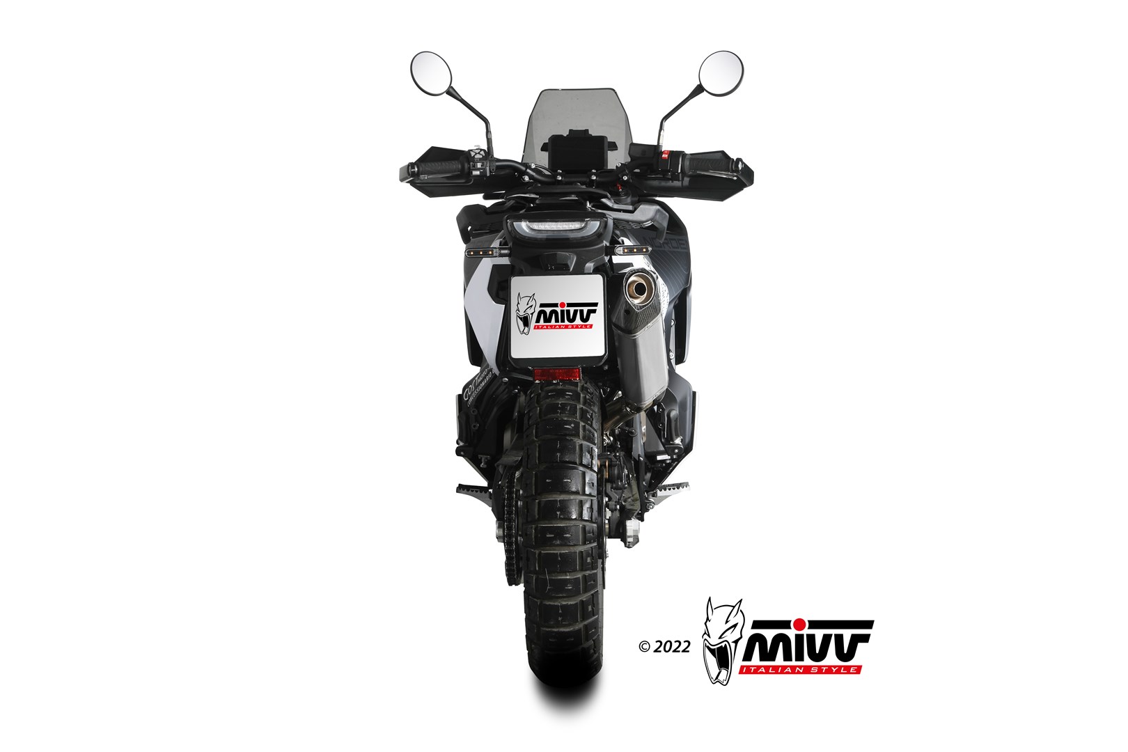 MIVV Speed Edge Slip On uitlaat Husqvarna Norden 901 (2022-) BI-1124710001 3