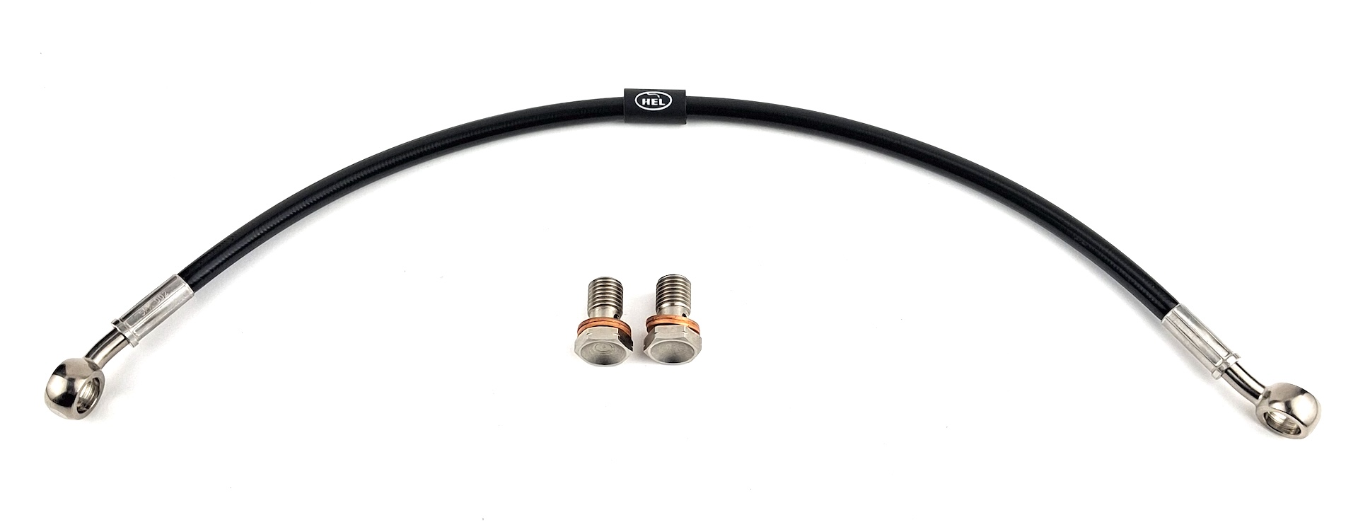 HEL remleiding Moto Guzzi V50 NATO, achterzijde