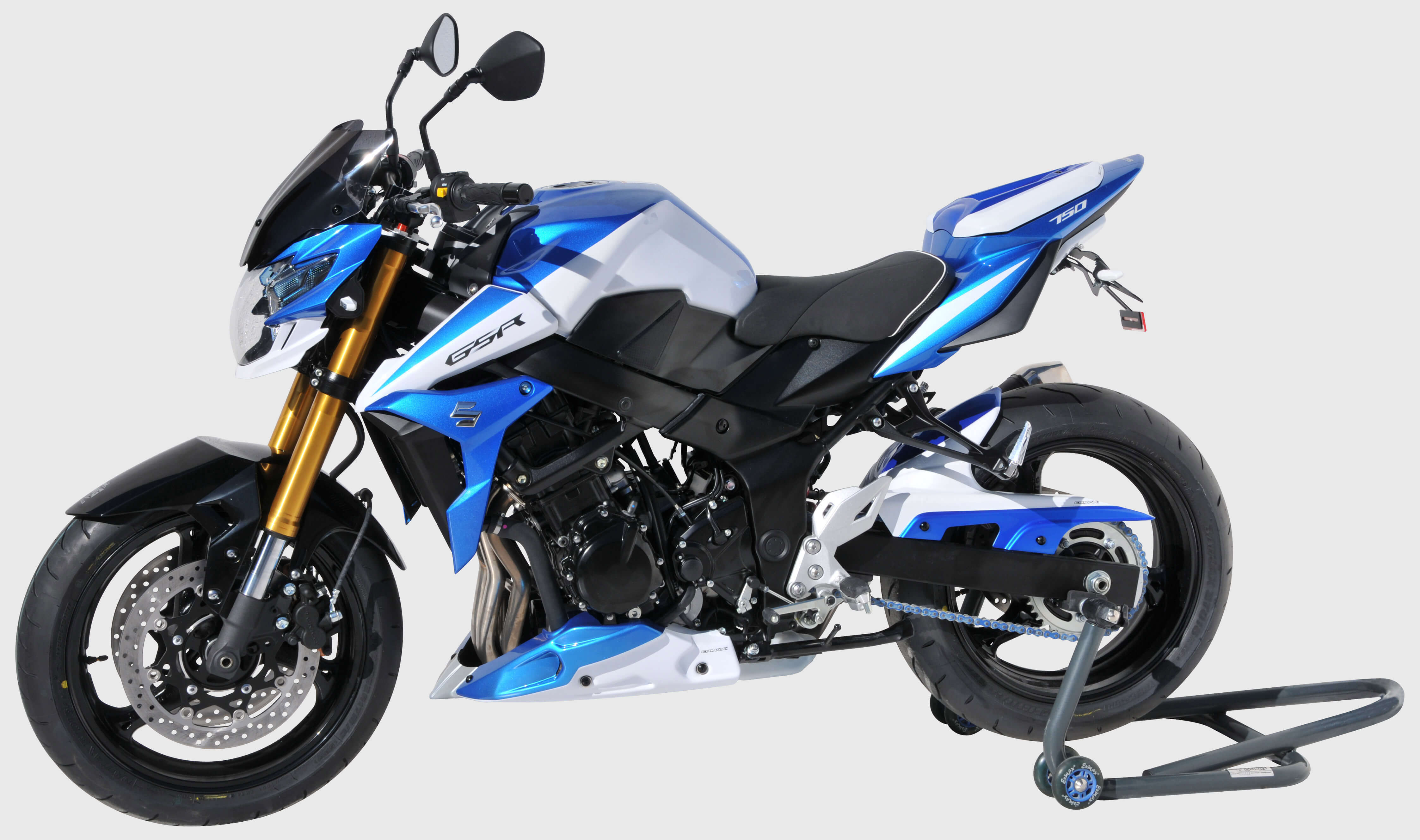 Ermax duo zit cover Suzuki GSR 750 2011-2016 Ongespoten E850400104 5