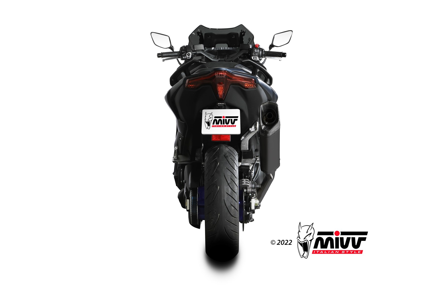 MIVV SR-1 compleet uitlaatsysteem Yamaha T-Max (2022-2024) BI-1125529001 3