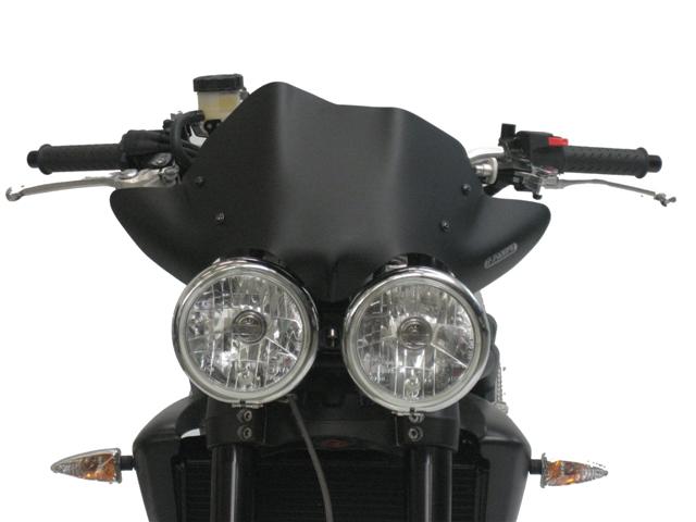 Fabbri windscherm Triumph Street Triple / Speed Triple 2007-2011 Touring satijn zwart