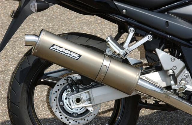 Bodis uitlaat Suzuki Bandit 1200 N / S 1996-2005 Oval 1 Titanium