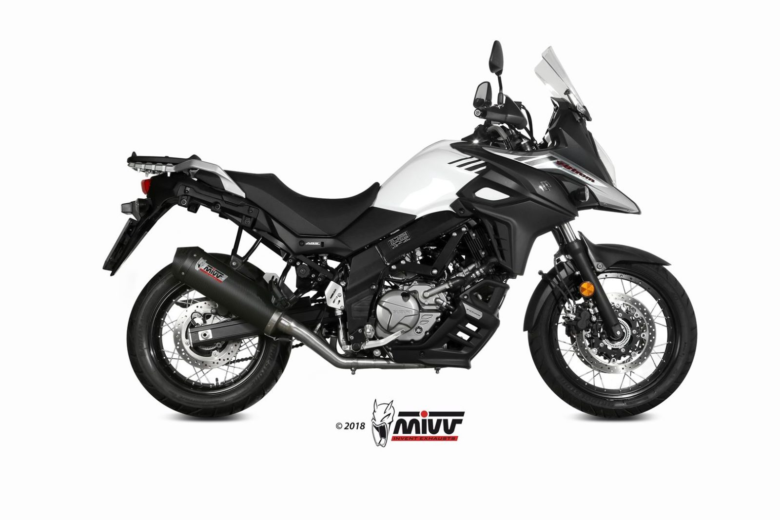 MIVV Oval compleet uitlaatsysteem Suzuki V-Strom 650 / XT ABS (2017-2024) BI-1089679001 1