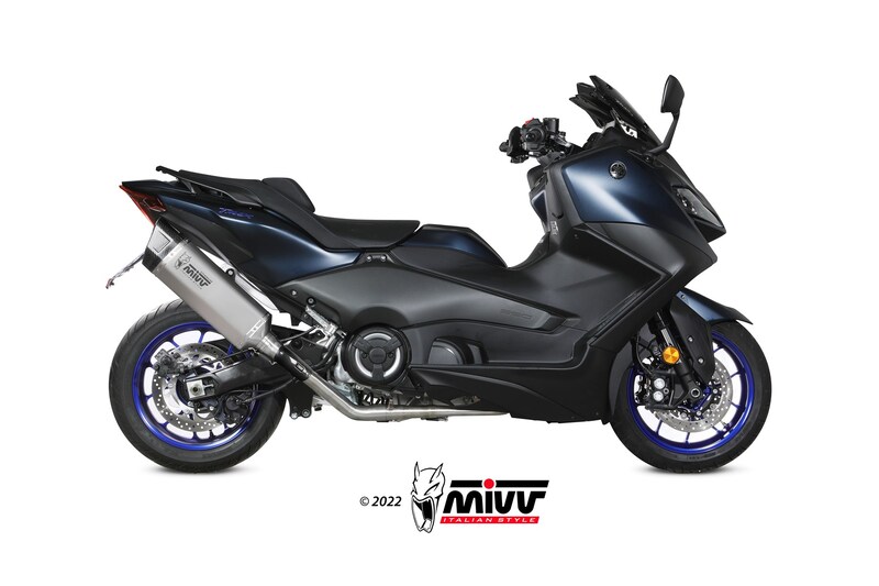 MIVV SR-1 compleet uitlaatsysteem Yamaha T-Max (2022-2024) BI-1123355002 1