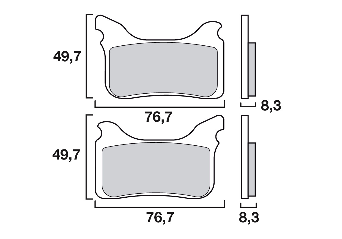 Brembo remblokken