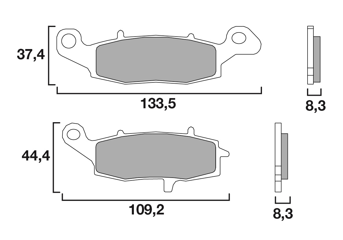 Brembo remblokken