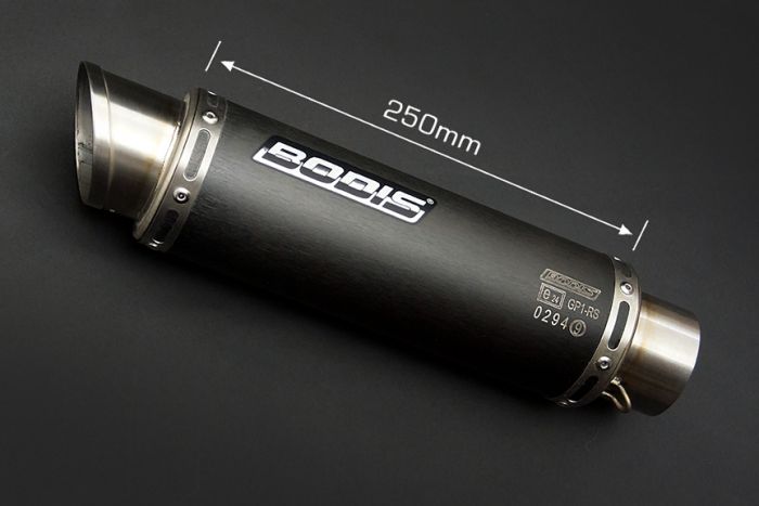 Bodis uitlaat KTM 1290 Superduke 2014-2016 rvs GP1-RS 