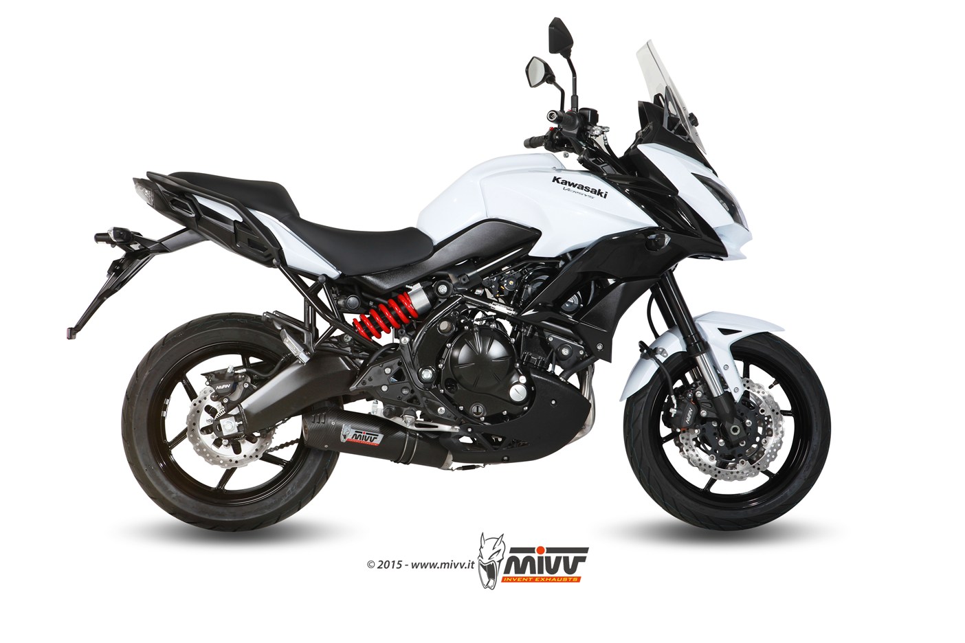 MIVV Oval compleet uitlaatsysteem Kawasaki Versys 650 (2015-2020) BI-1088216001 1