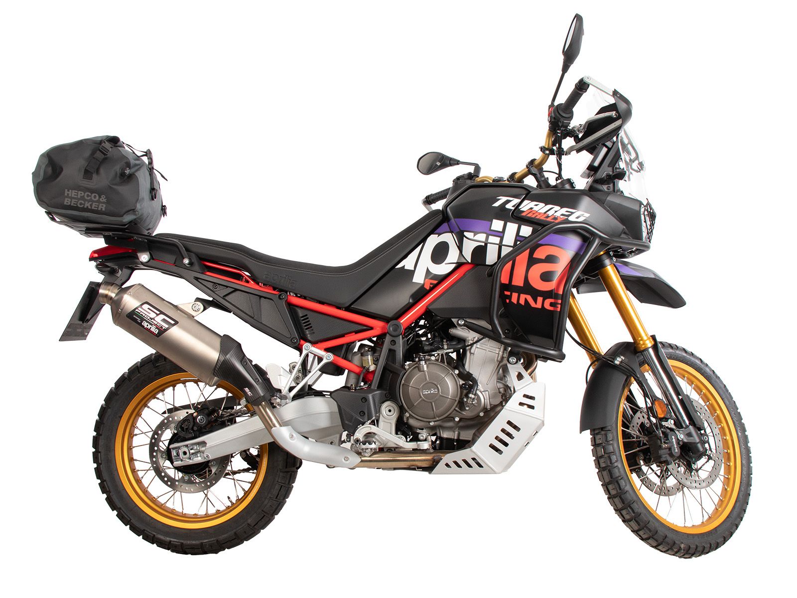 Hepco en Becker verbreder bagagedrager Aprilia Tuareg 660 Rally (2025-) HE80076870001 1