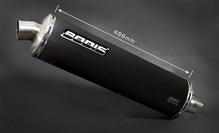 Bodis uitlaat Honda CB1300 F / N / S 2003-2012 Oval 1 Zwart Bodis uitlaat Honda CB1300 F / N / S 2003-2012 Oval 1 Zwart