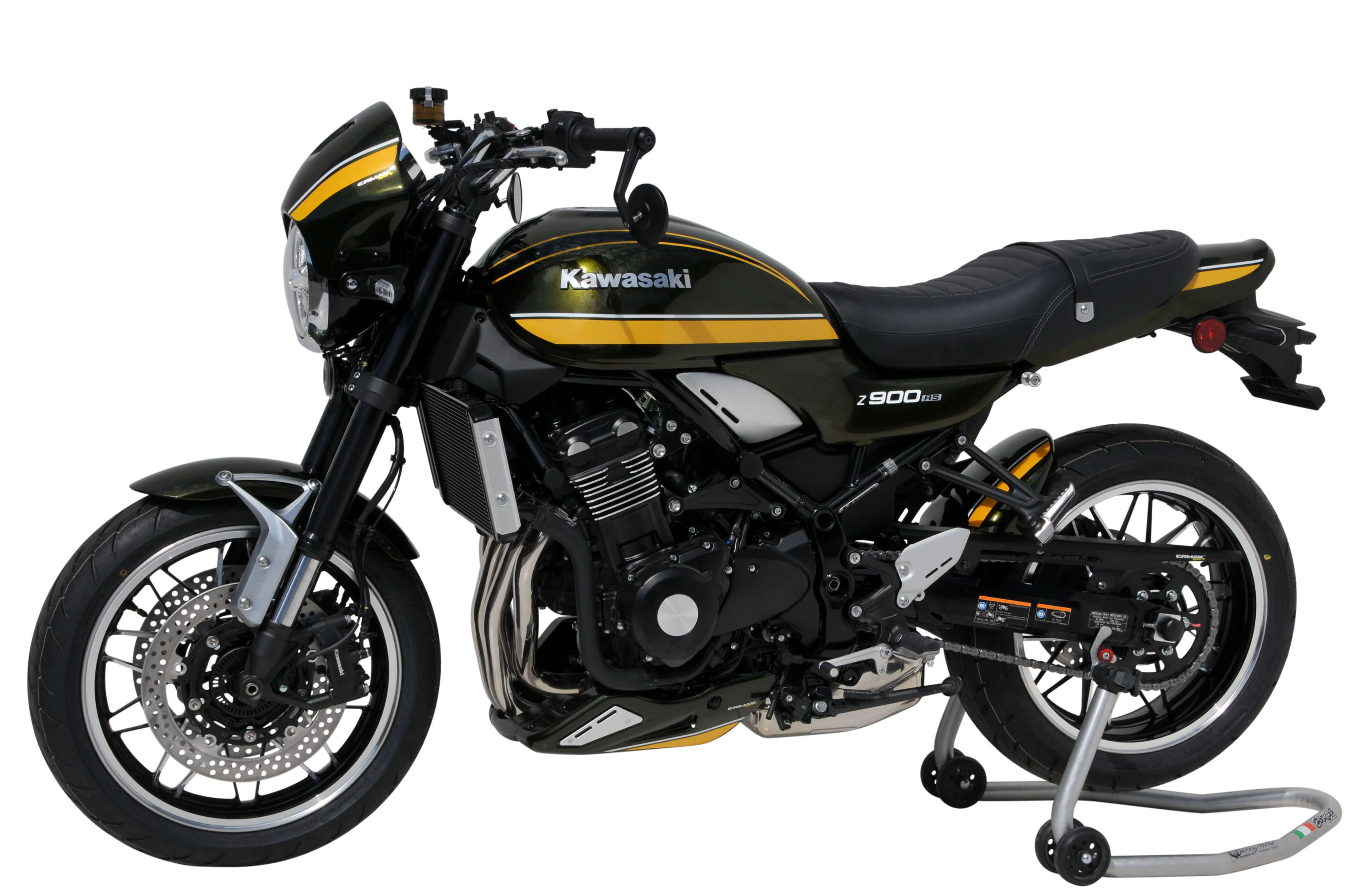 Ermax achterspatbord Kawasaki Z900RS / SE / Cafe 2018-2025 Ongespoten E7303S68-00 4