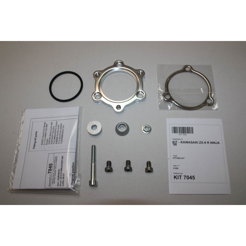 Ixil Hexoval Xtrem Evolution uitlaat Kawasaki ZX-6R (1998-2002) BI-1111295 1