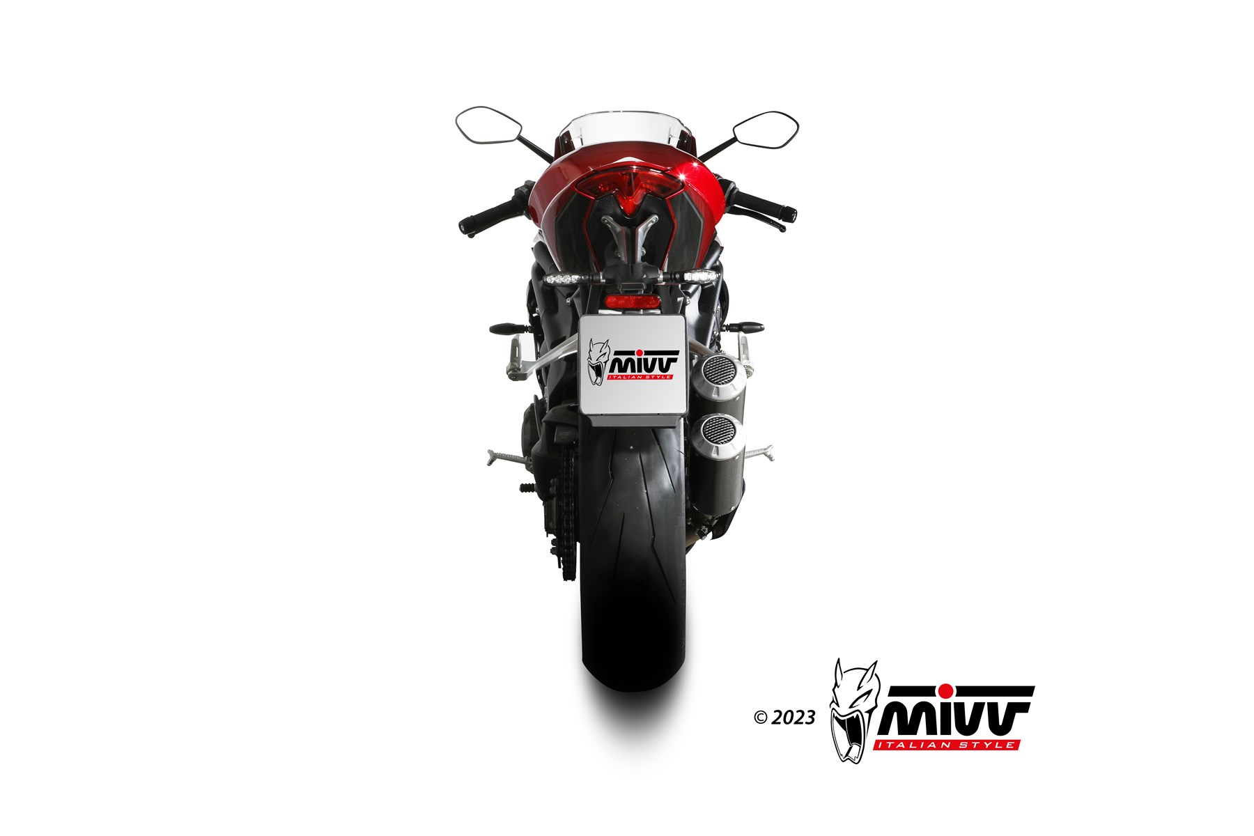 MIVV MK3 2 Slip On uitlaat Triumph Speed Triple 1200 RS / RR (2021-2024) BI-1122642001 3