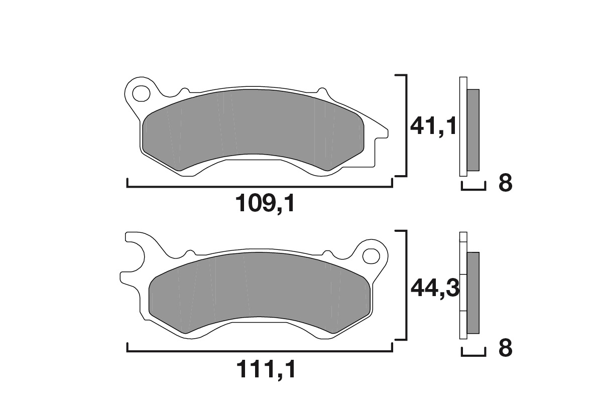 Brembo remblokken