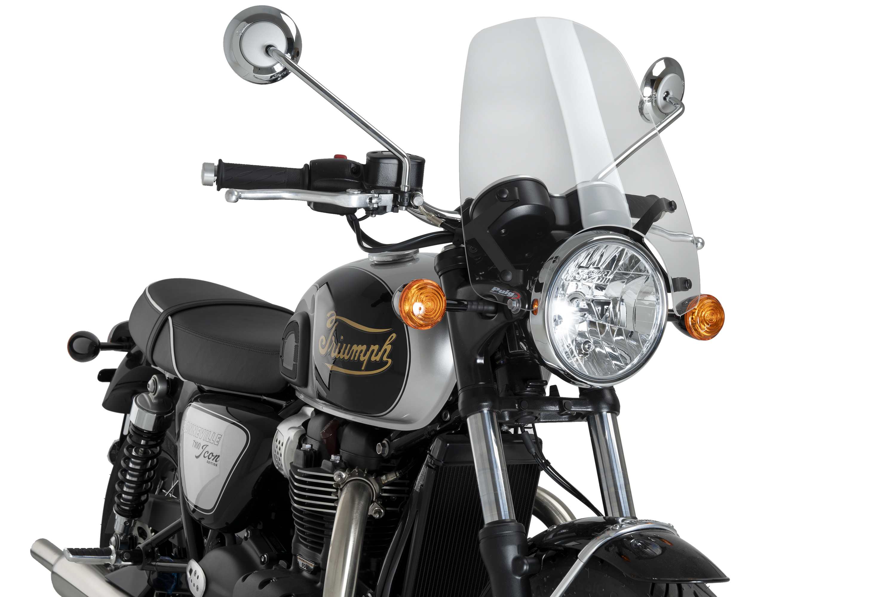 Puig New Generation Touring windscherm Triumph Bonneville T100 / T120 PU22454W