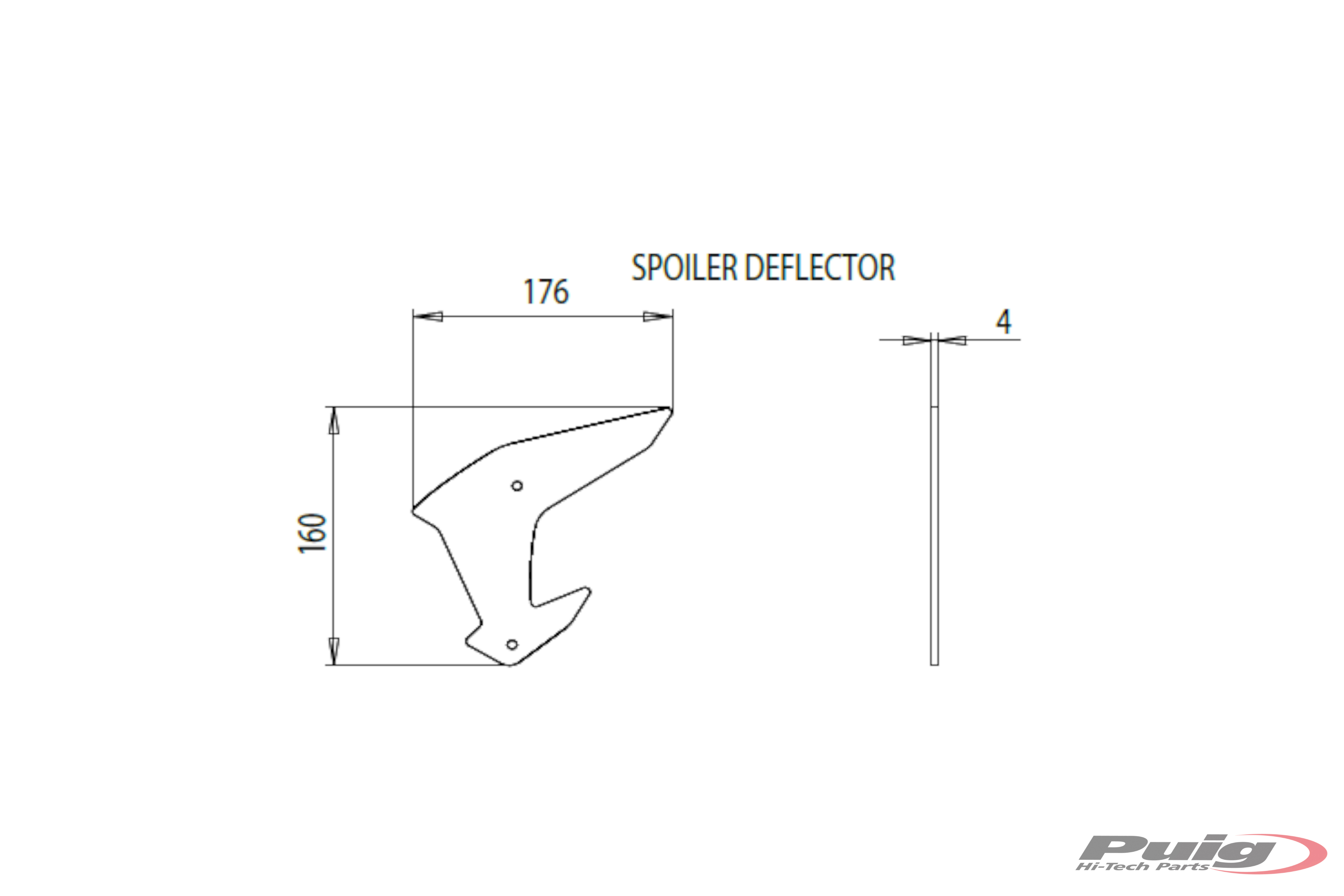 Puig wind deflector Kawasaki ZH2 vanaf 2020