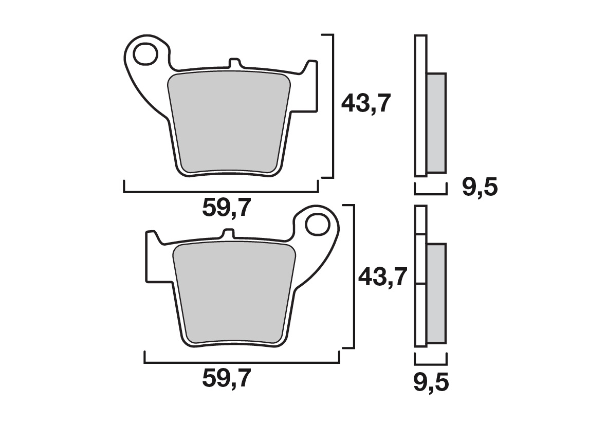 Brembo remblokken