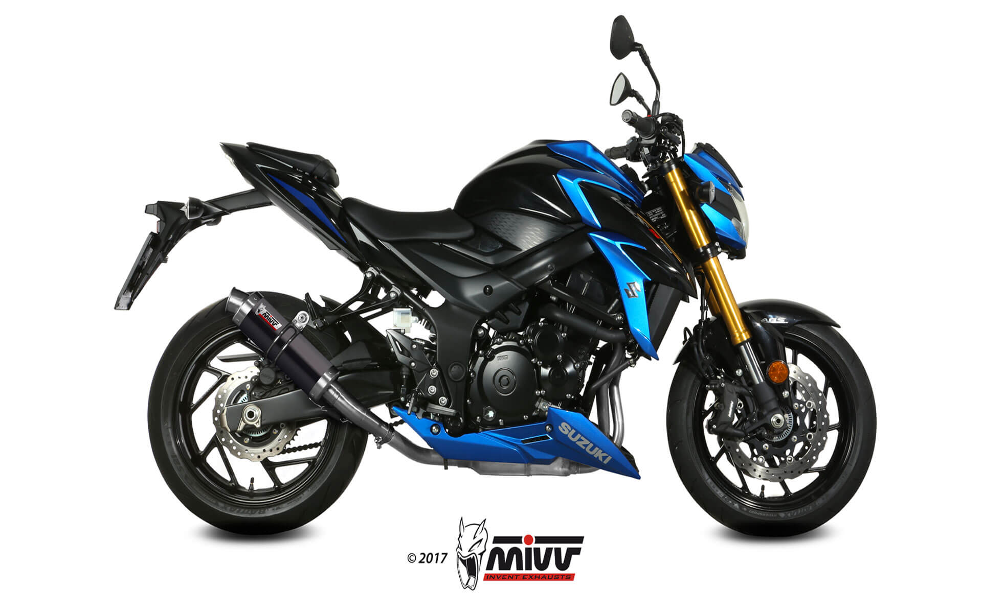 MIVV GP Slip On uitlaat Suzuki GSX-S750 ABS (2017-2021) BI-1088605002 1