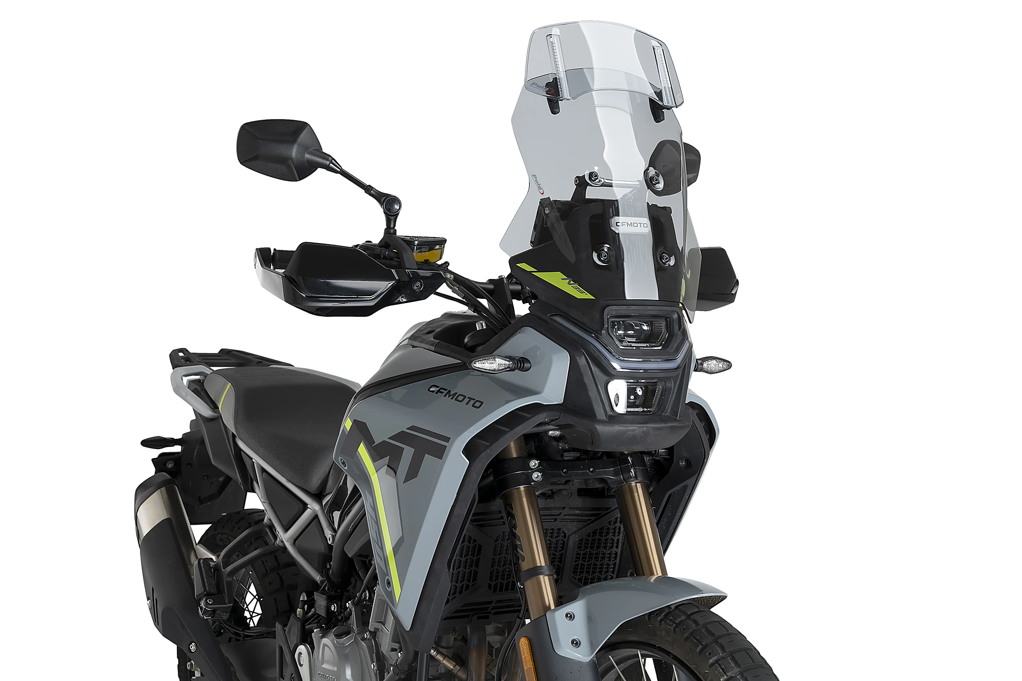Puig Touring windscherm met opzetruit CFmoto 450MT (2024-) PU22262H