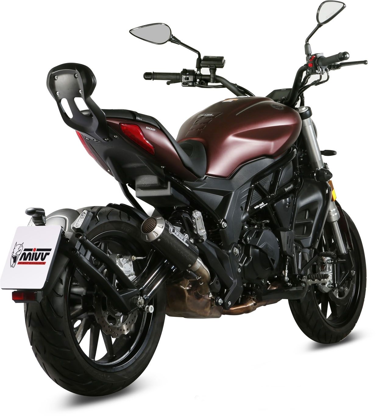 MIVV MK3 Slip On uitlaat Benelli 502C (2019-2024) BI-1089545001 2