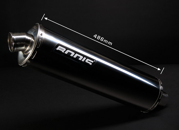 Bodis uitlaat Honda CB1300N 2003-2012 Oval 1 RVS Bodis uitlaat Honda CB1300N 2003-2012 Oval 1 RVS