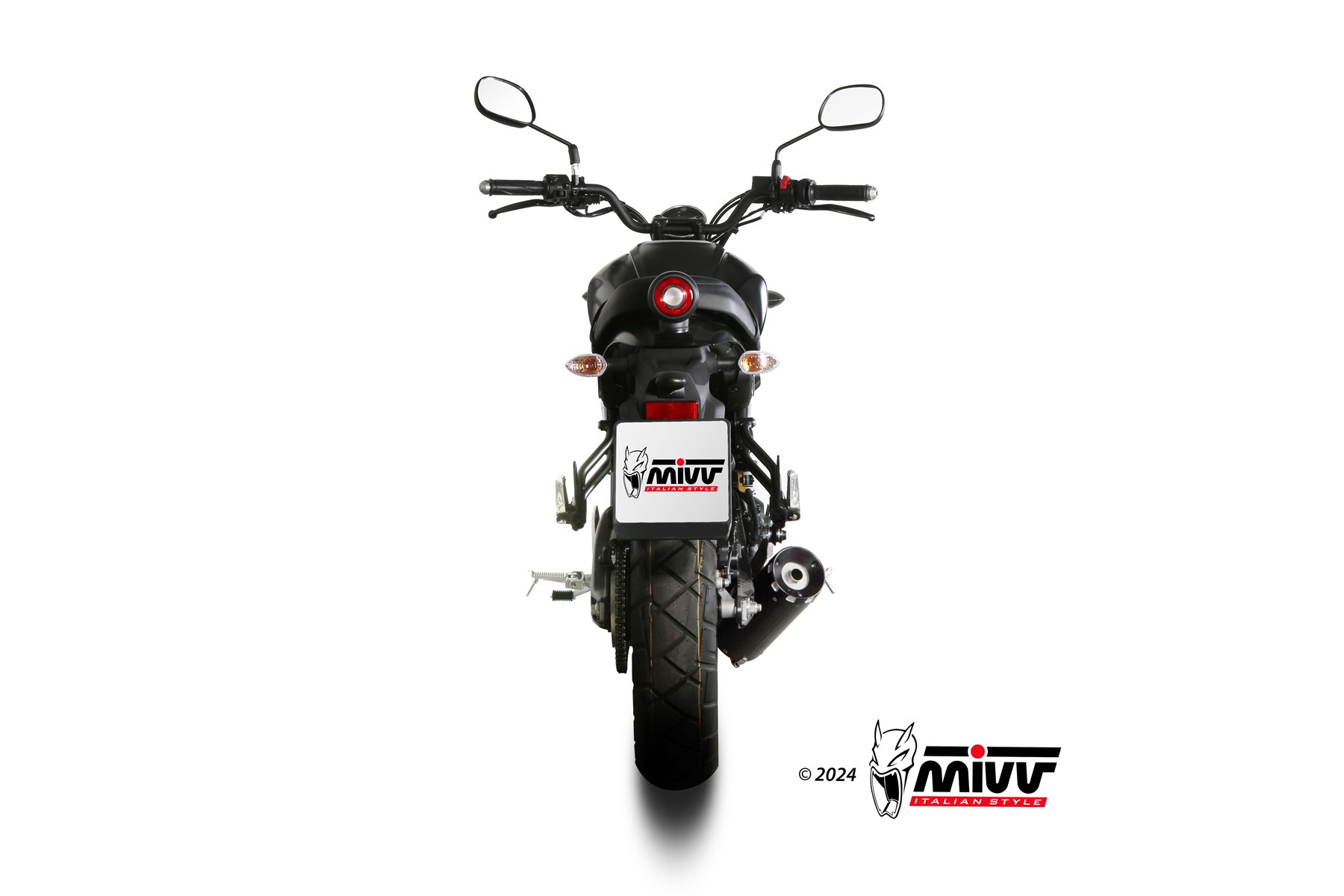 MIVV HR-1 compleet uitlaatsysteem Yamaha XSR125 (2022-2024) BI-1127054001 3