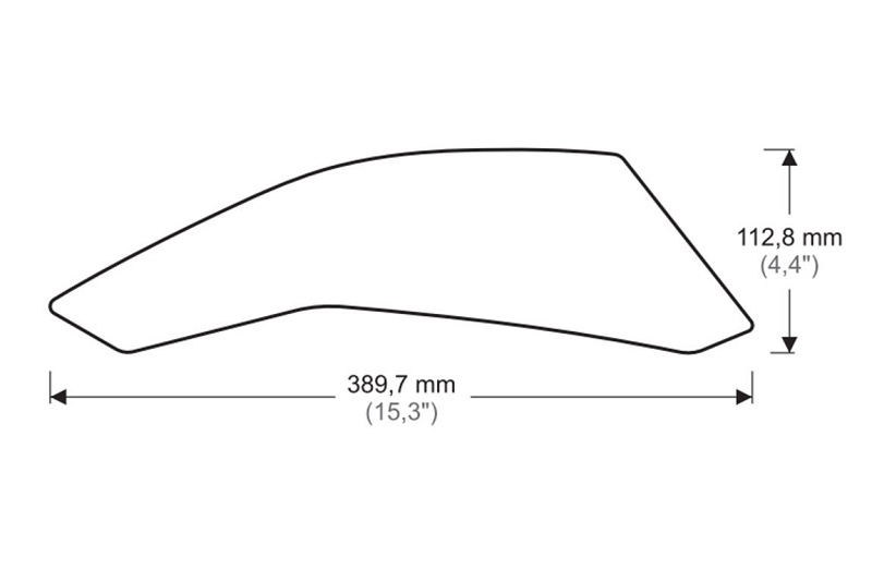 Puig tank Grip Pads Suzuki GSX-S750 ABS vanaf 2017