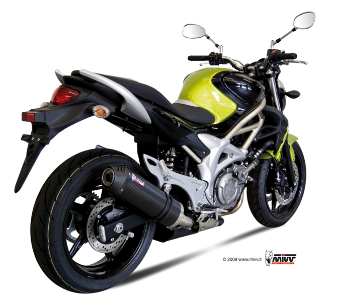 MIVV Oval Slip On uitlaat Suzuki Gladius 650 (2009-2016) BI-1089670001 2