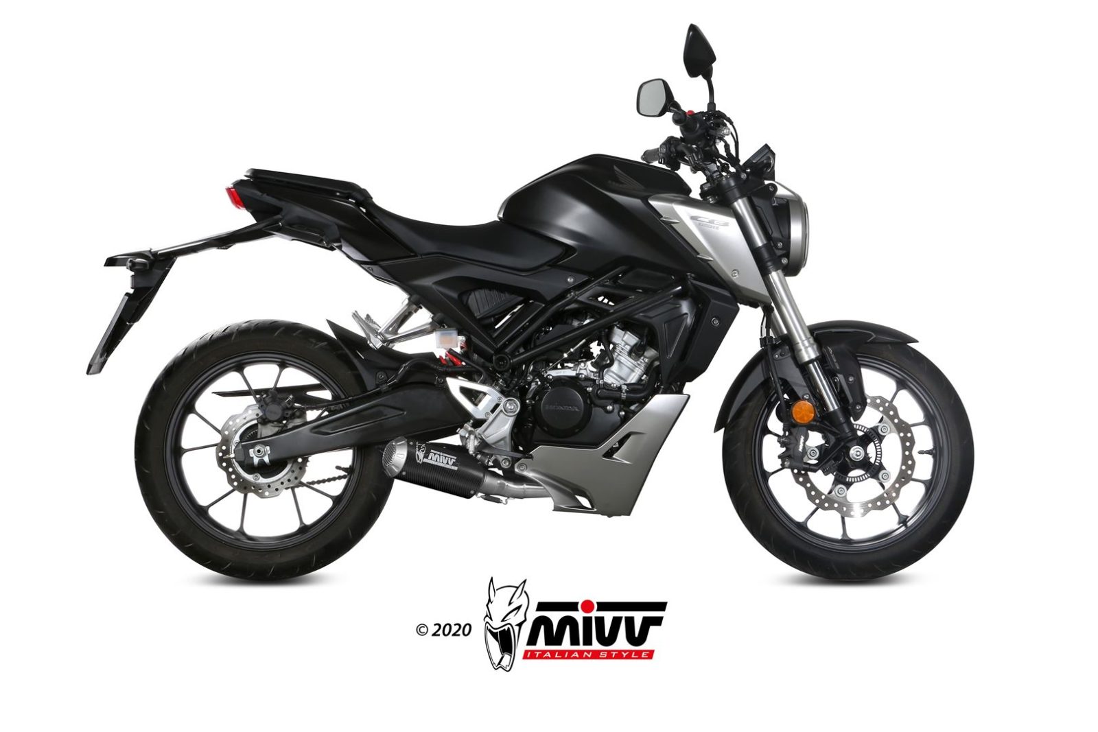 MIVV MK3 compleet uitlaatsysteem Honda CB125R (2018-2020) BI-1101538 1