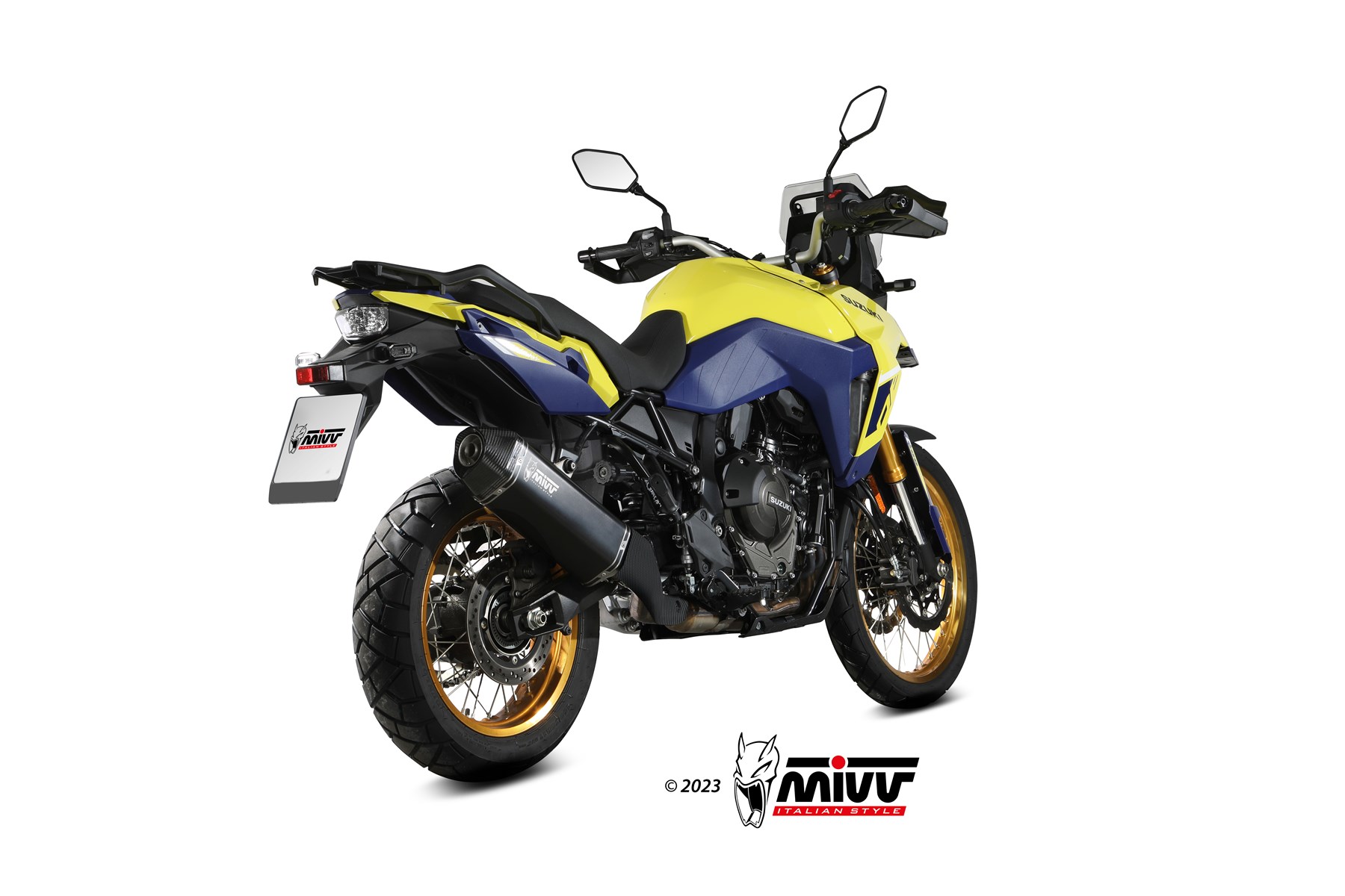 MIVV Speed Edge Slip On uitlaat Suzuki V-Strom 800 / DE (2023-) BI-1124804001 4