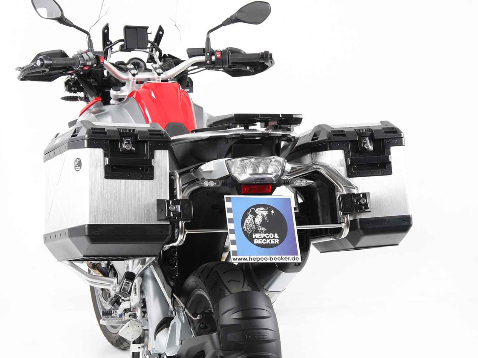 Hepco en Becker zijkoffers BMW R1200GS Adventure vanaf 2014 Cutout