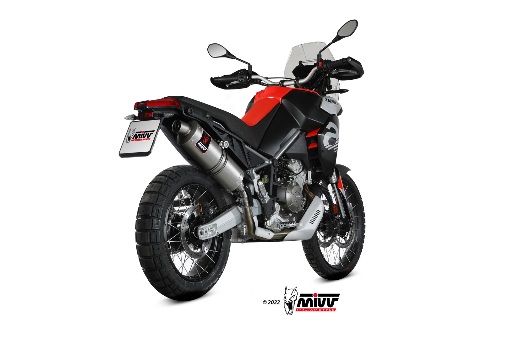 MIVV Dakar Slip On uitlaat Aprilia Tuareg 660 (2022-) BI-1116609 2