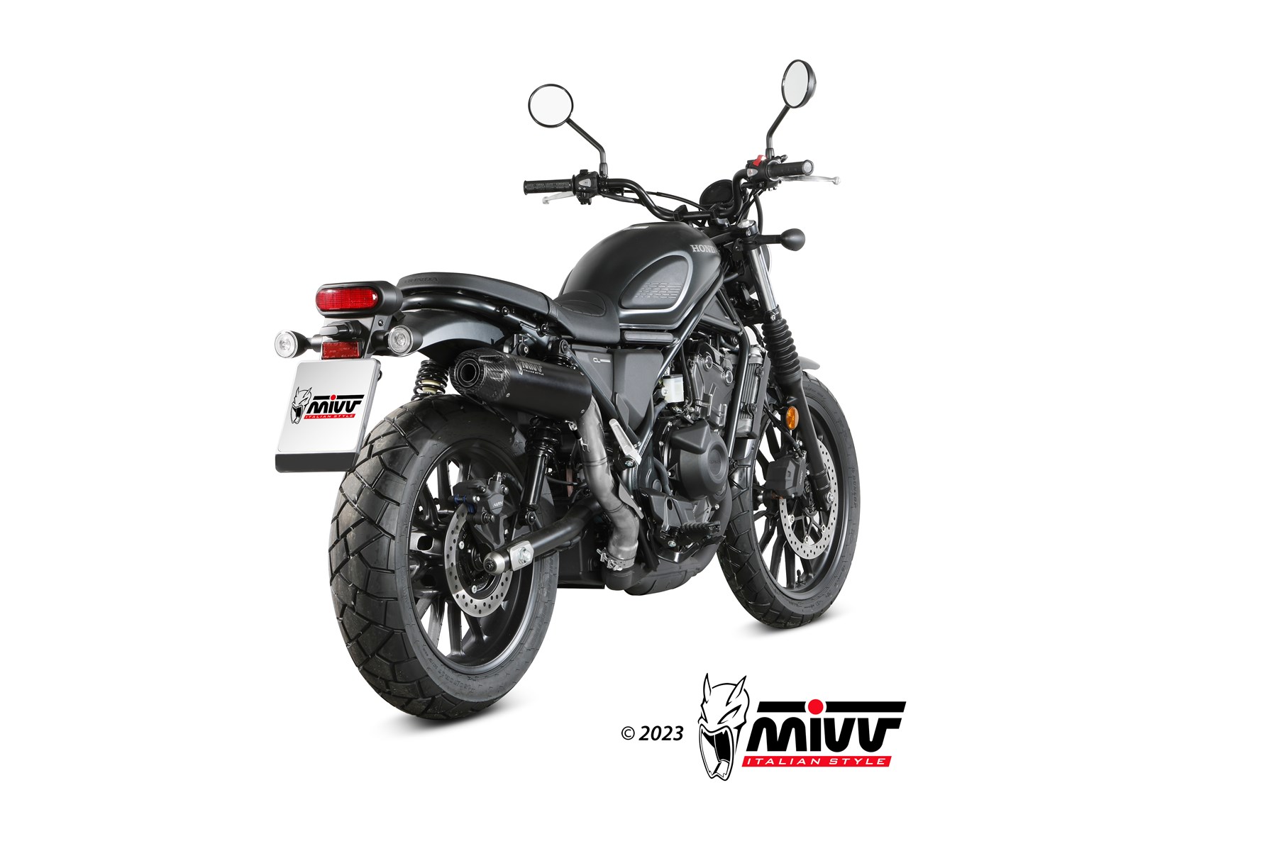 MIVV HR-1 Slip On uitlaat Honda CL500 (2023-2025) BI-1125800001 2