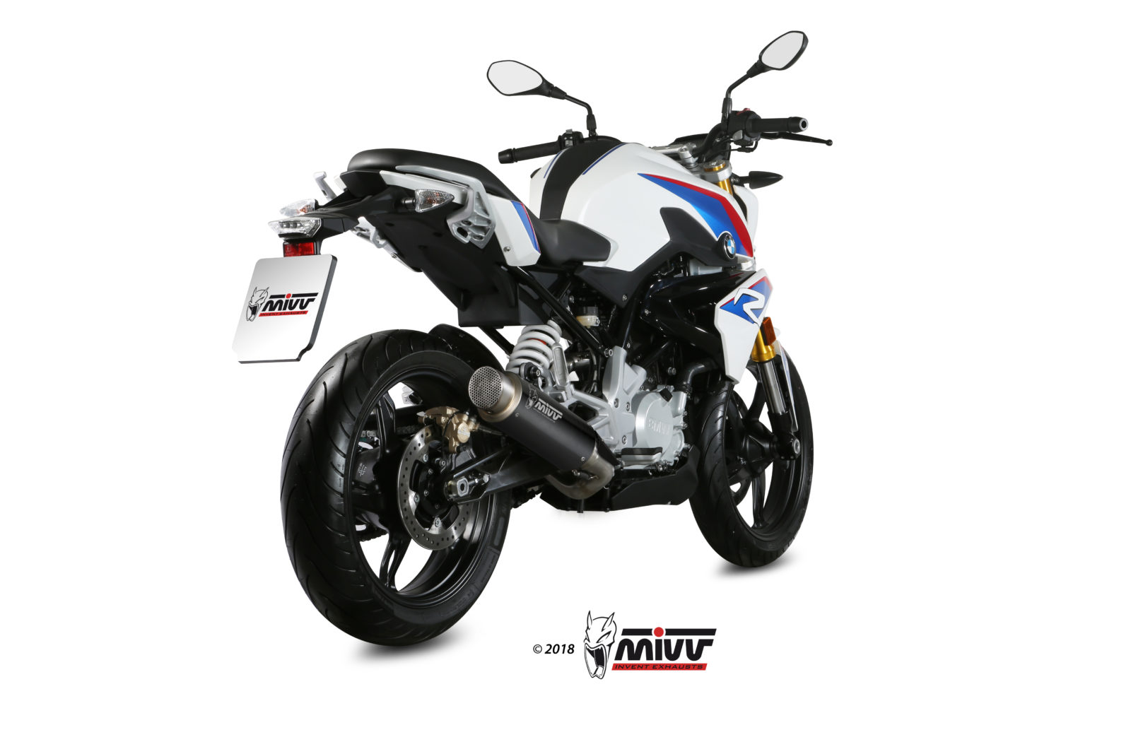 MIVV GP Pro compleet uitlaatsysteem BMW G310R (2018-2025) BI-1088211002 1