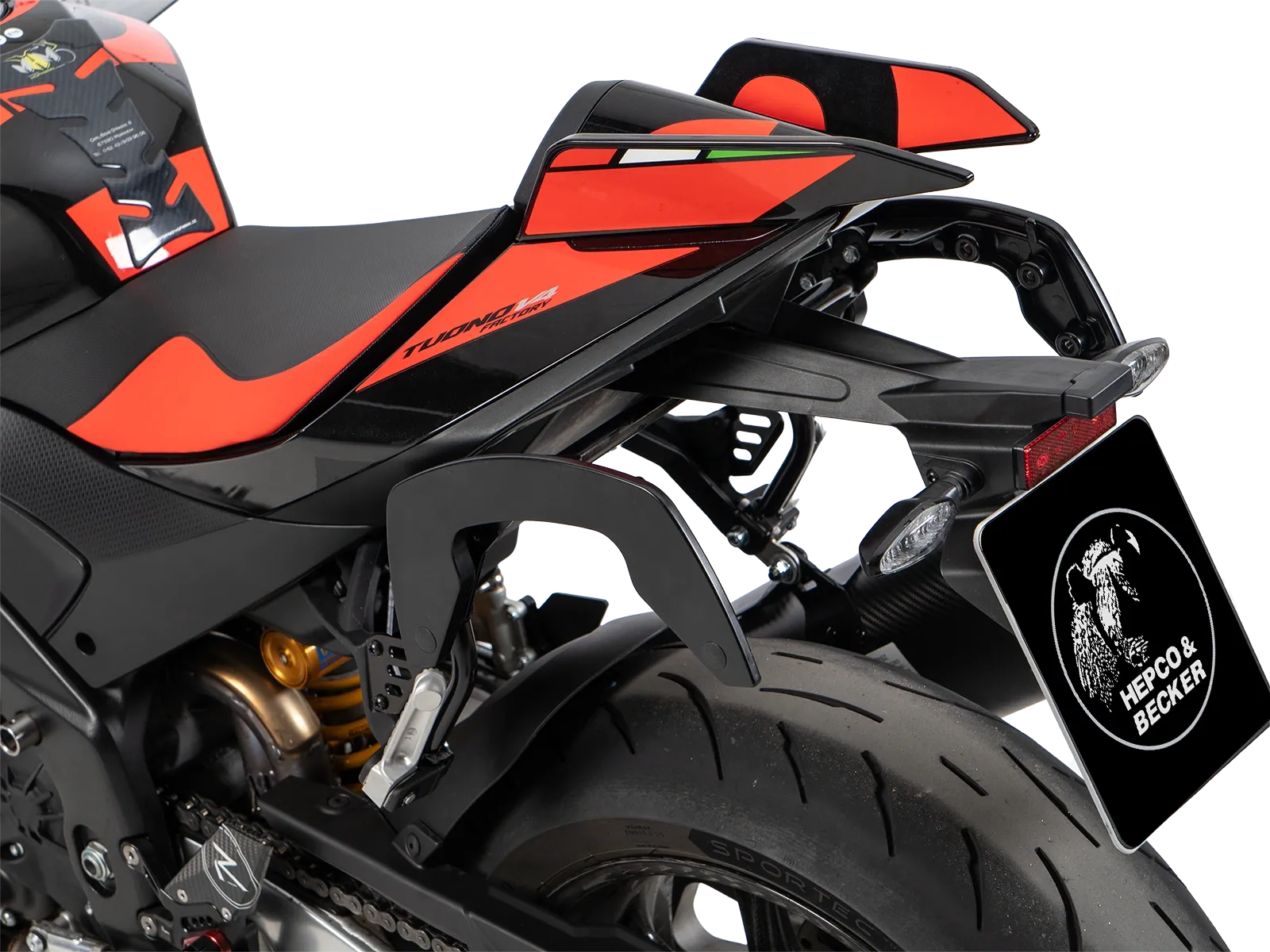 Hepco en Becker C-Bow bagagerek Aprilia Tuono V4 1100 / Factory (2025-) HE63077160001 2