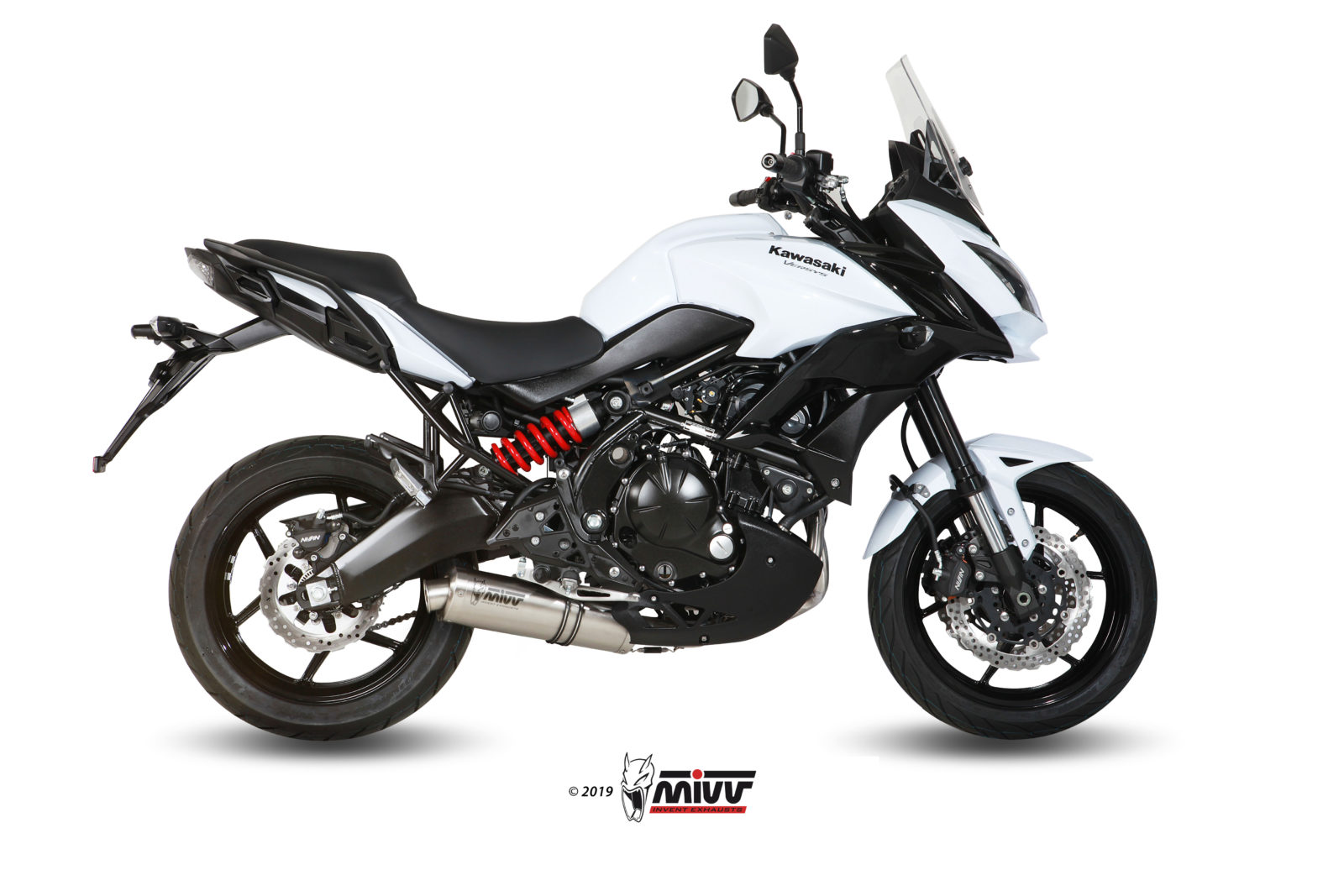 MIVV Oval compleet uitlaatsysteem Kawasaki Versys 650 (2015-2020) BI-1088340001 1