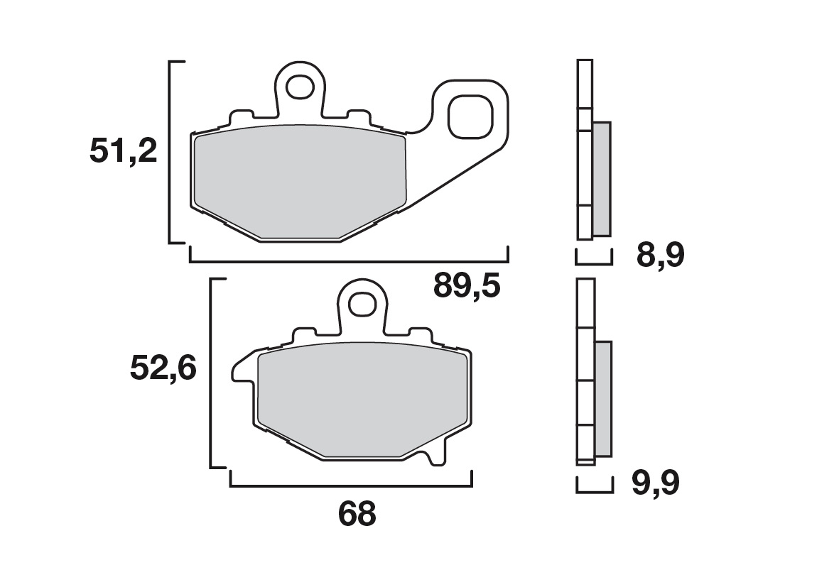 Brembo remblokken