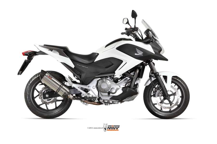 MIVV Suono Slip On uitlaat Honda NC700 / 750 S / X / D Integra (2012-2015) BI-1089567001 1