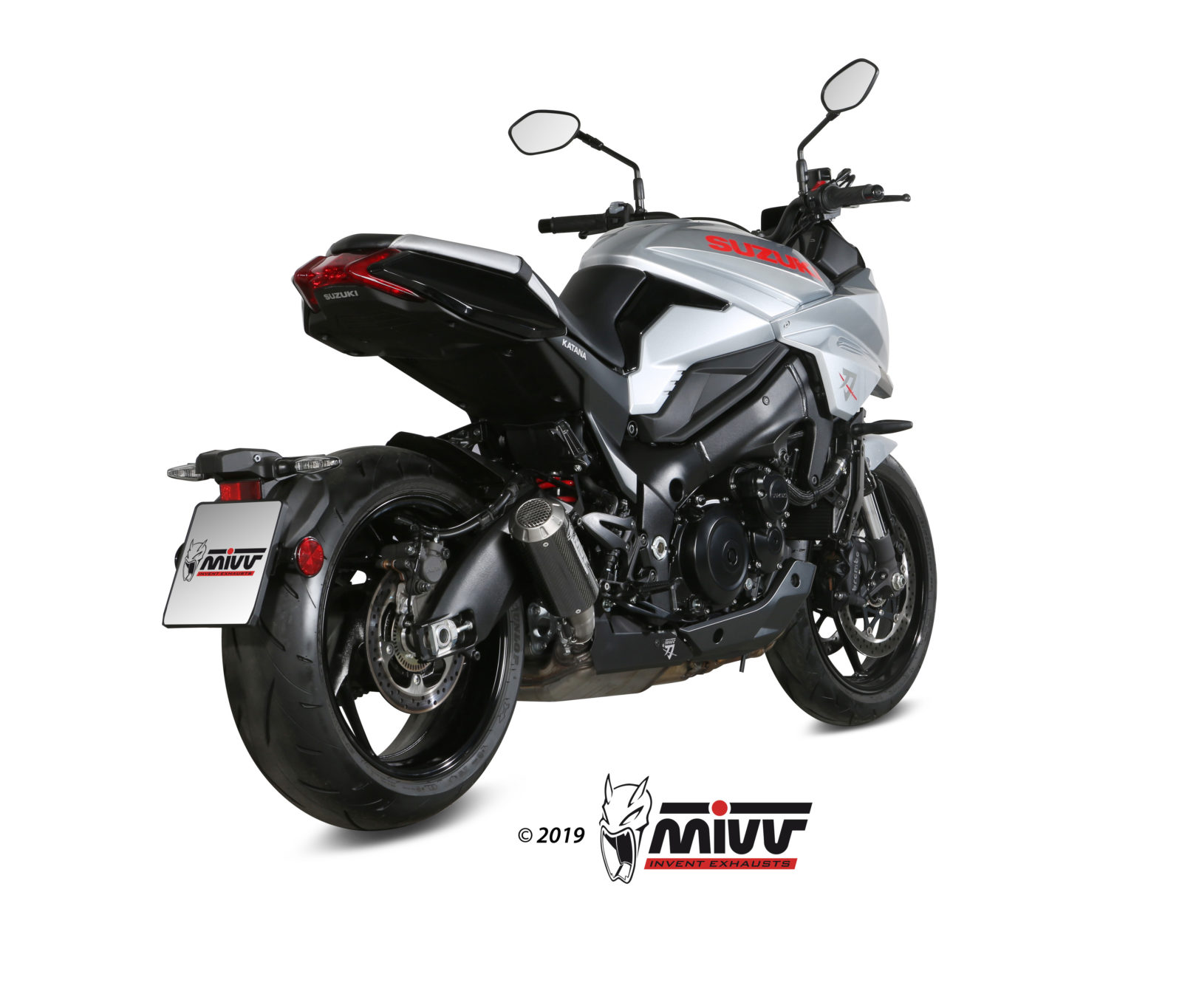 MIVV MK3 Slip On uitlaat Suzuki Katana 1000 (2019-2023) BI-1096393002 2