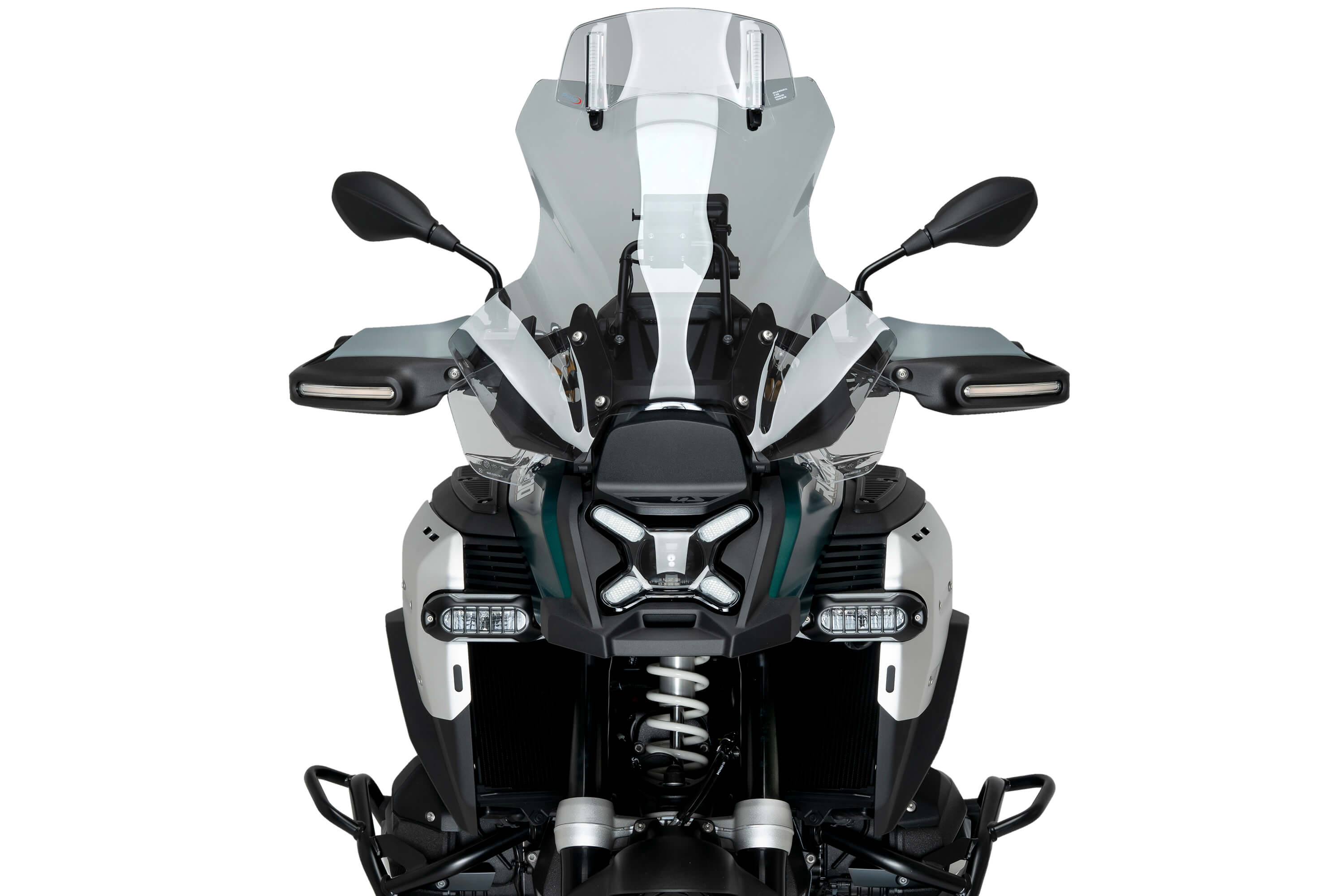 Puig Touring Plus windscherm met opzetruit (met radar) BMW R1300GS Adventure