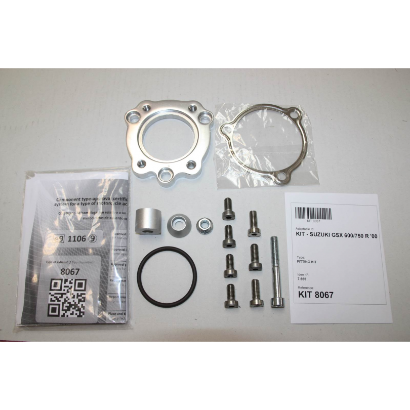 Ixil Hexoval Xtrem Evolution uitlaat Suzuki GSX-R600 / GSX-R750 (2000-2005) BI-1113714001 1