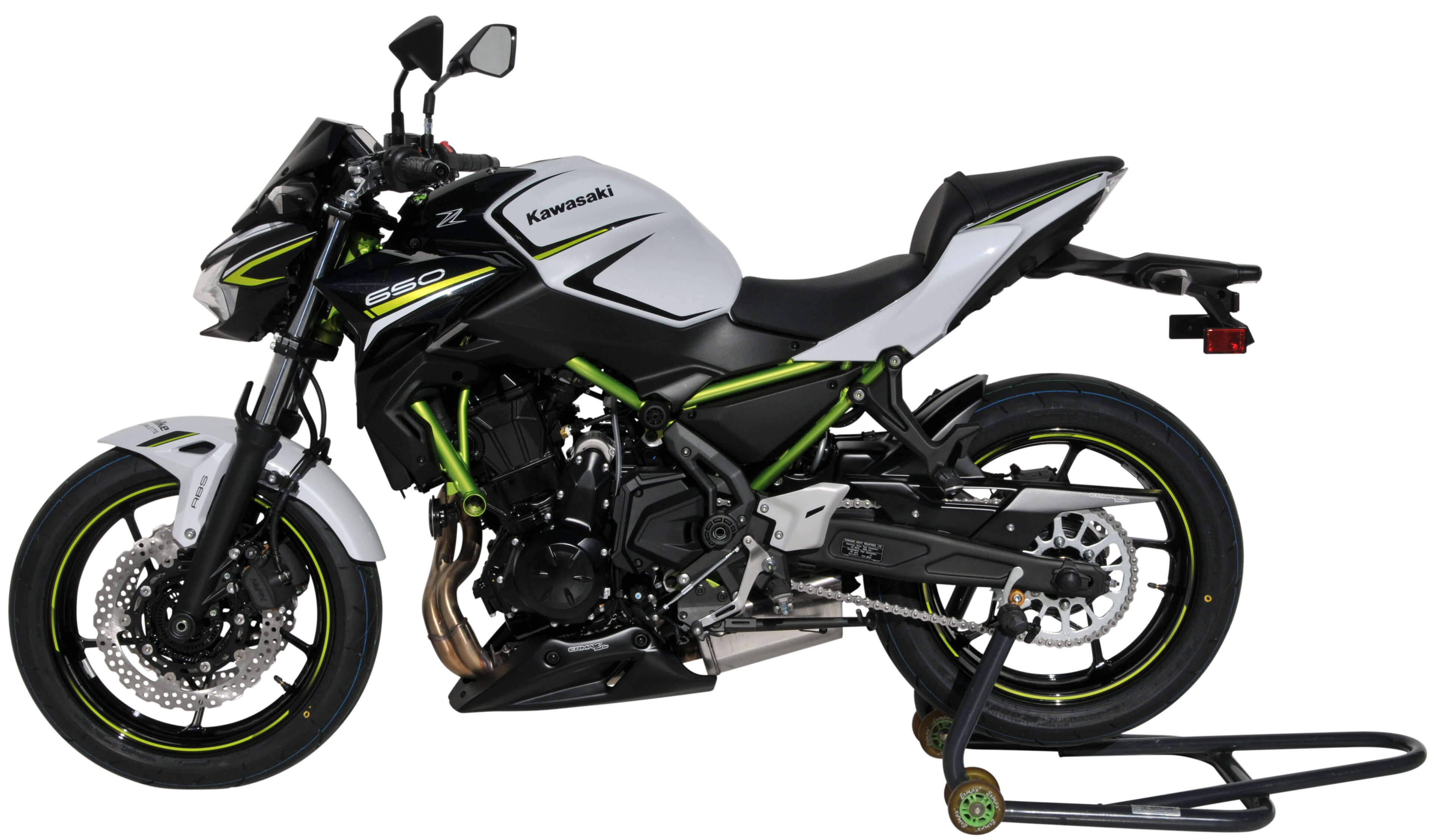 Ermax achterspatbord Kawasaki Z650 2020-2025 Ongespoten E7303S78-00 1