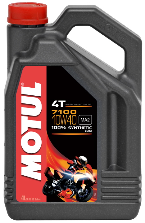 Motul 7100, 10W40 vol synthetisch 4 Liter