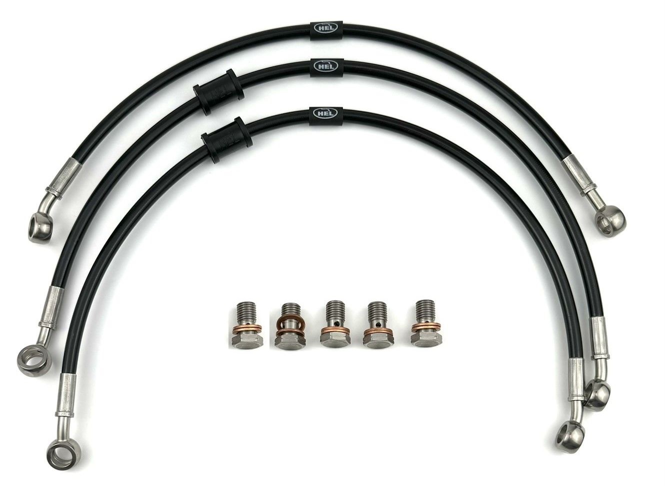 HEL remleidingen Yamaha XJ 900 F 1985-1994 S voorzijde HEL remleidingen Yamaha XJ 900 F 1985-1994 S voorzijde