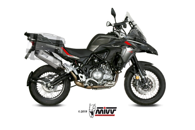MIVV Speed Edge Slip On uitlaat Benelli TRK 502 X (2018-) BI-1125718001 1