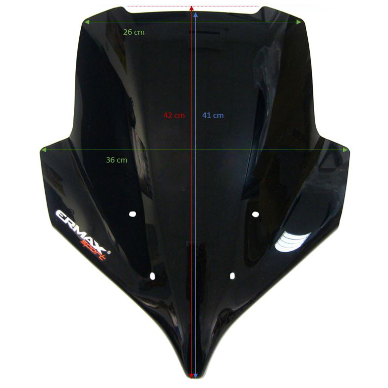 Ermax Touring windscherm Yamaha MT 10 (2022-) ETO02Z02-56 5